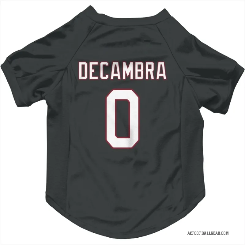 Ka'ena Decambra  Black Arizona Cardinals  Cat & Dog Pet Jersey