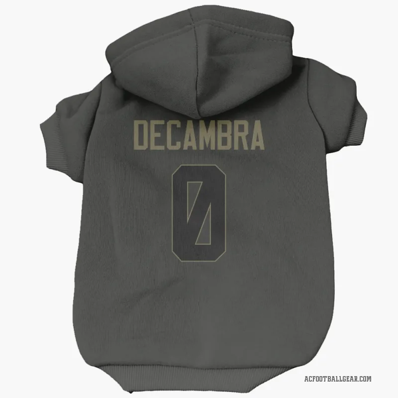 Ka'ena Decambra  Black Arizona Cardinals  Service Cat & Dog Pet Hoodie