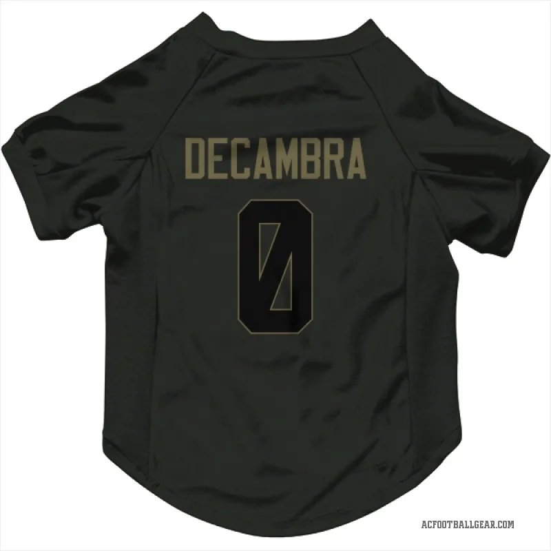 Ka'ena Decambra  Black Arizona Cardinals  Service Cat & Dog Pet Jersey