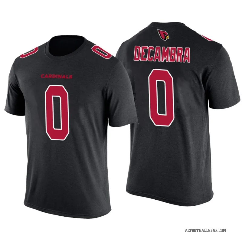 Ka'ena Decambra Men's Black Arizona Cardinals Color Rush T-Shirt