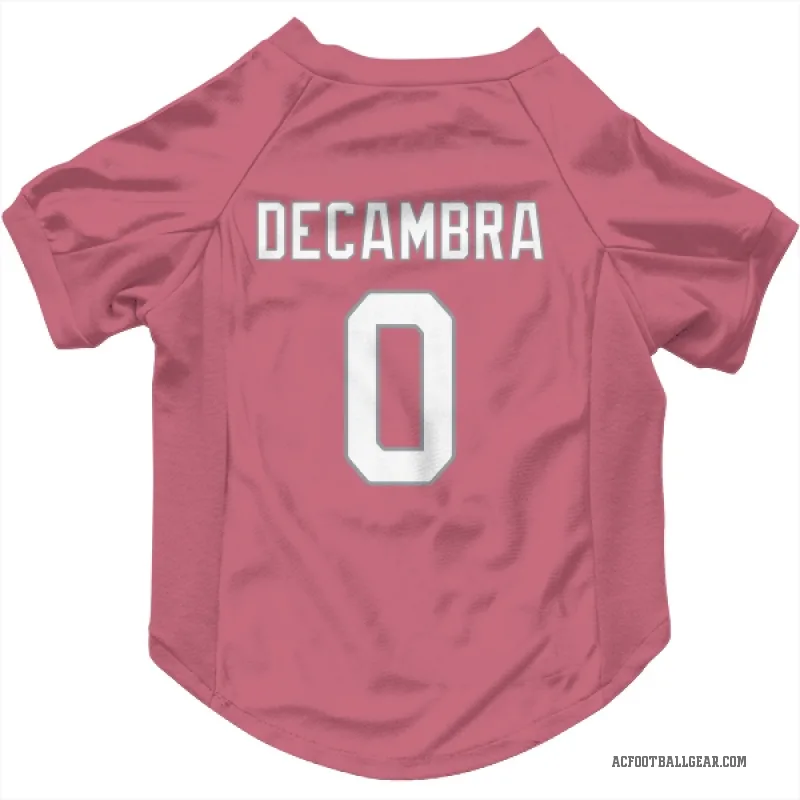 Ka'ena Decambra  Pink Arizona Cardinals  Cat & Dog Pet Jersey