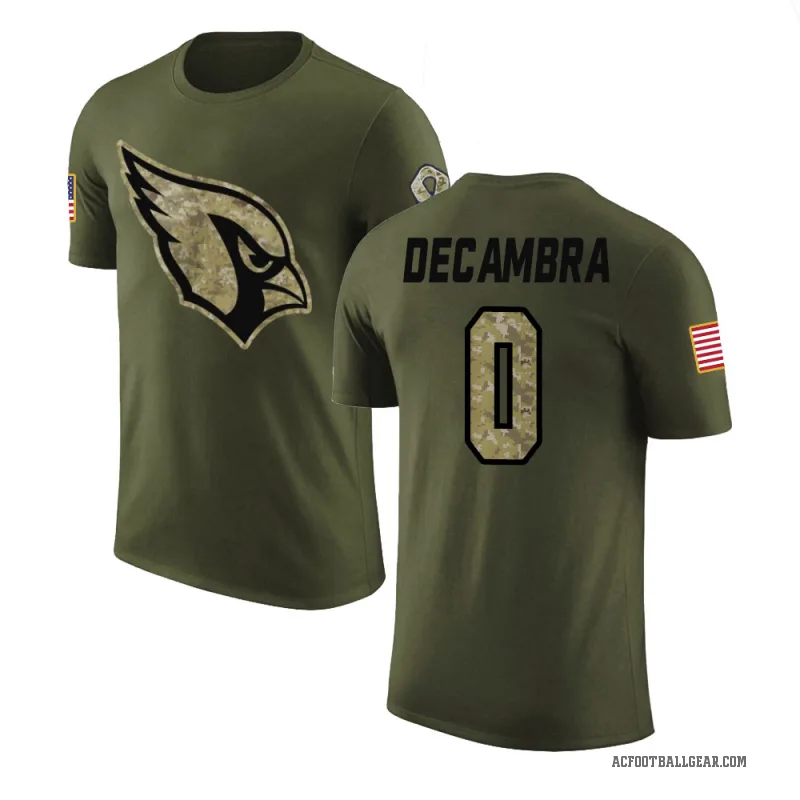 Ka'ena Decambra Youth Olive Arizona Cardinals Salute to Service T-Shirt