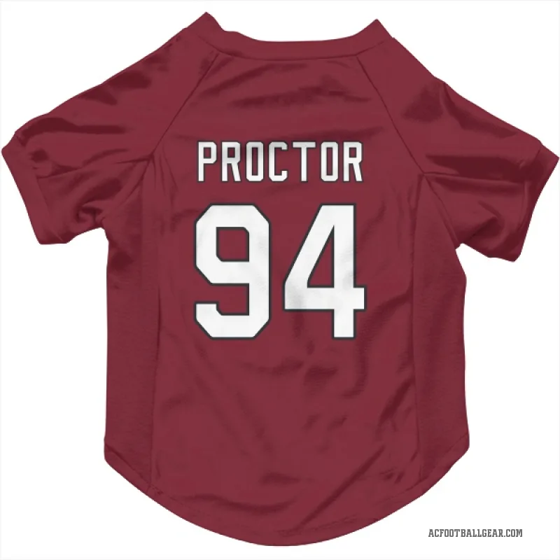 Kaleb Proctor  Arizona Cardinals   Cardinal Cat & Dog Pet Jersey