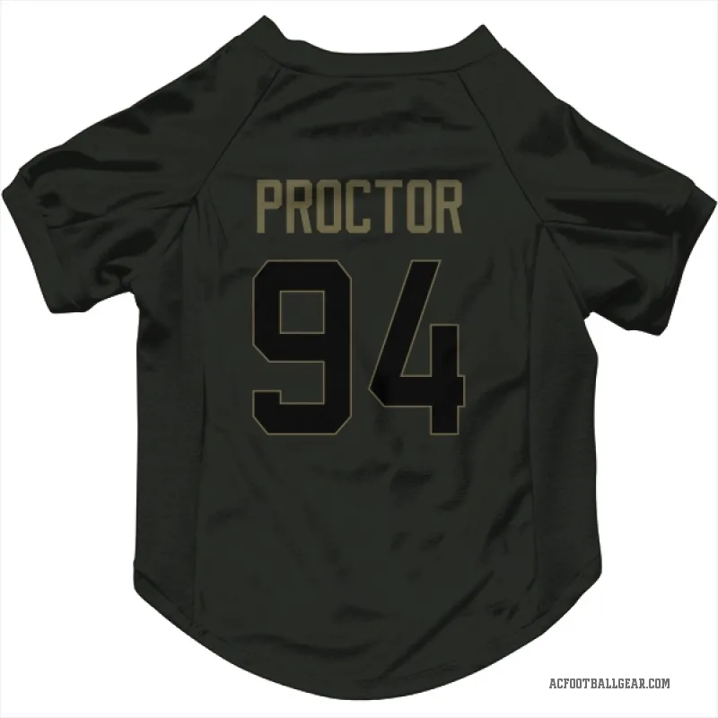 Kaleb Proctor  Black Arizona Cardinals  Service Cat & Dog Pet Jersey