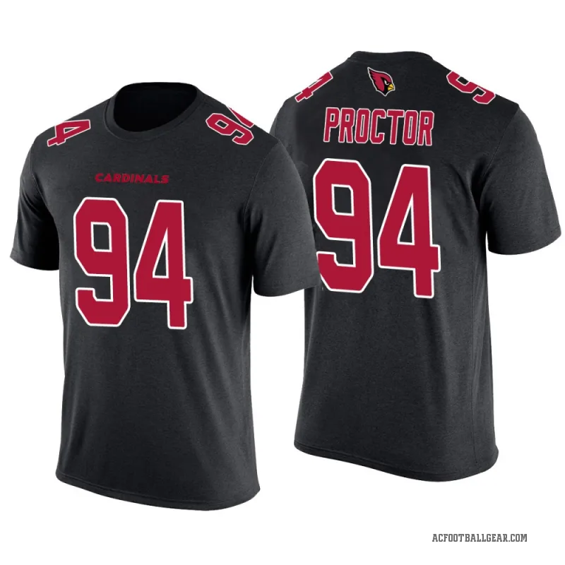 Kaleb Proctor Men's Black Arizona Cardinals Color Rush T-Shirt