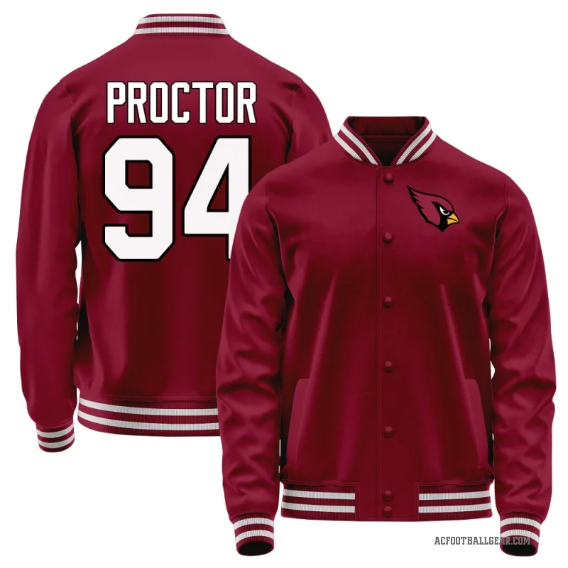 Kaleb Proctor Men's Red Arizona Cardinals Full-Snap Jacket