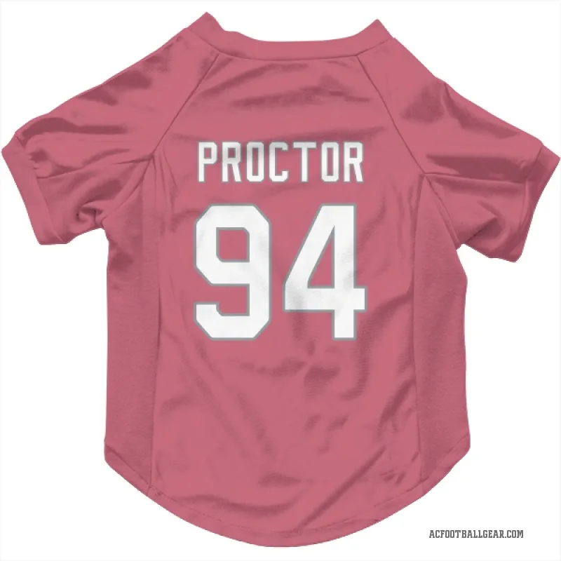 Kaleb Proctor  Pink Arizona Cardinals  Cat & Dog Pet Jersey
