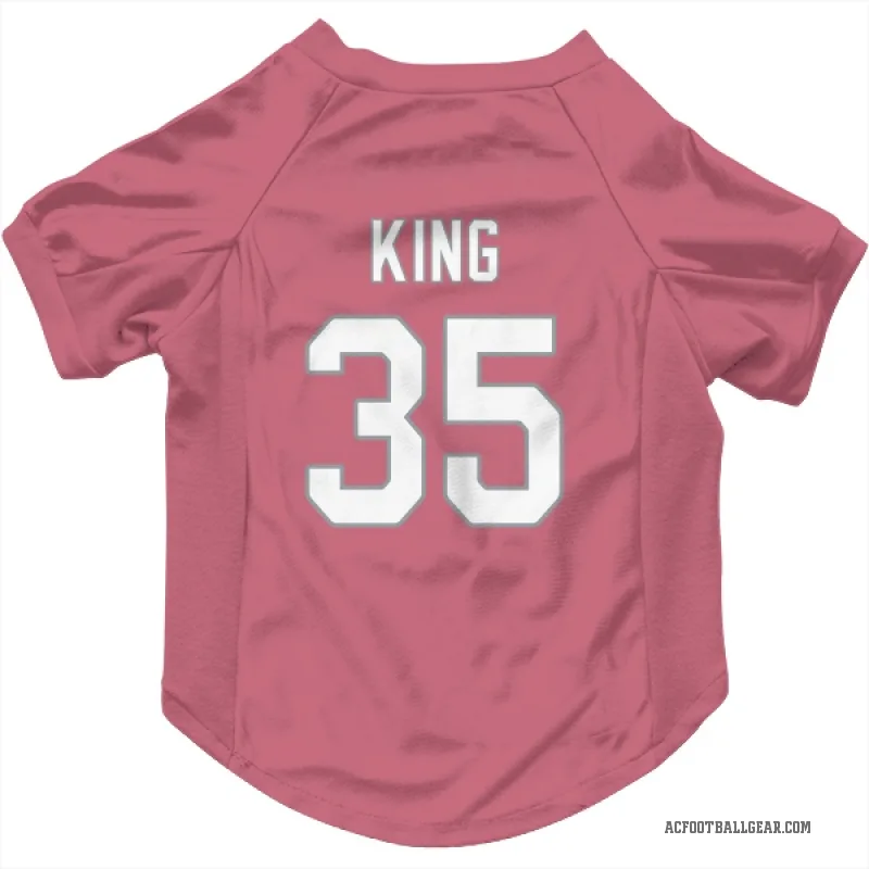 Kalen King  Pink Arizona Cardinals  Cat & Dog Pet Jersey