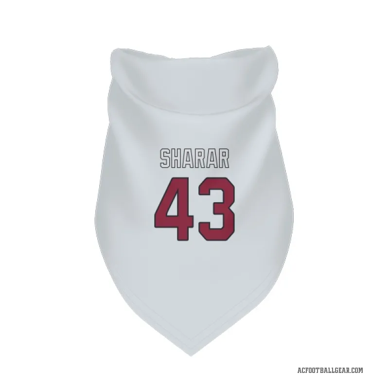 Karson Sharar  White Arizona Cardinals  Cat & Dog Pet Bandana