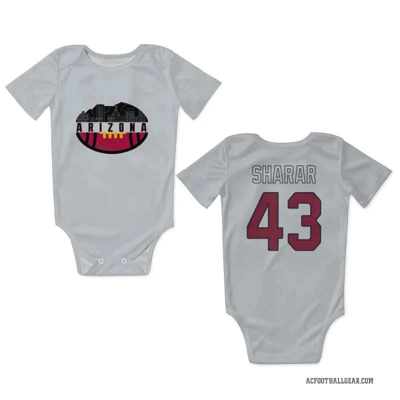 Karson Sharar  White Arizona Cardinals  Newborn & Infant Bodysuit