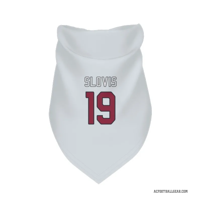 Kedon Slovis  White Arizona Cardinals  Cat & Dog Pet Bandana
