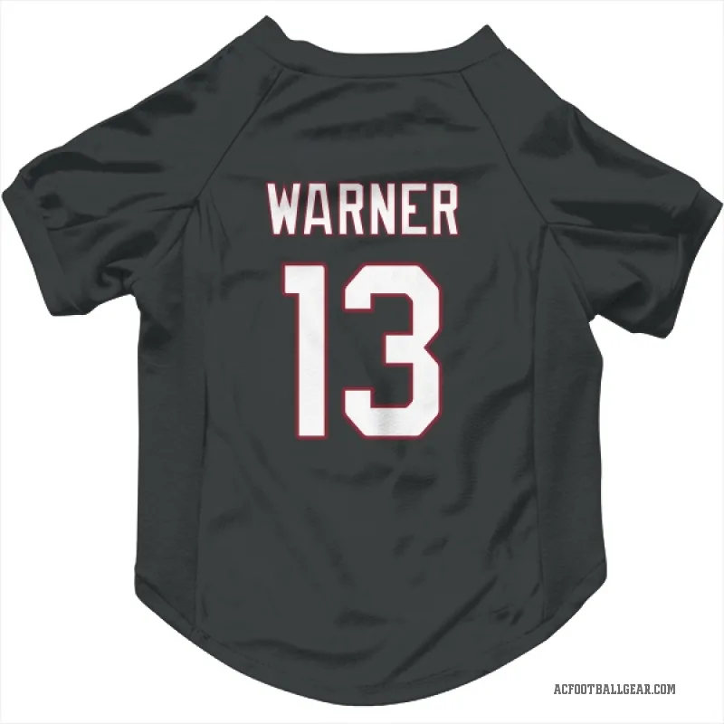Kurt Warner  Black Arizona Cardinals  Cat & Dog Pet Jersey