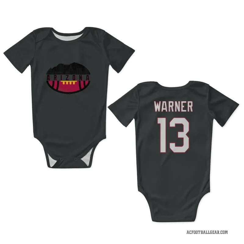 Kurt Warner  Black Arizona Cardinals  Newborn & Infant Bodysuit