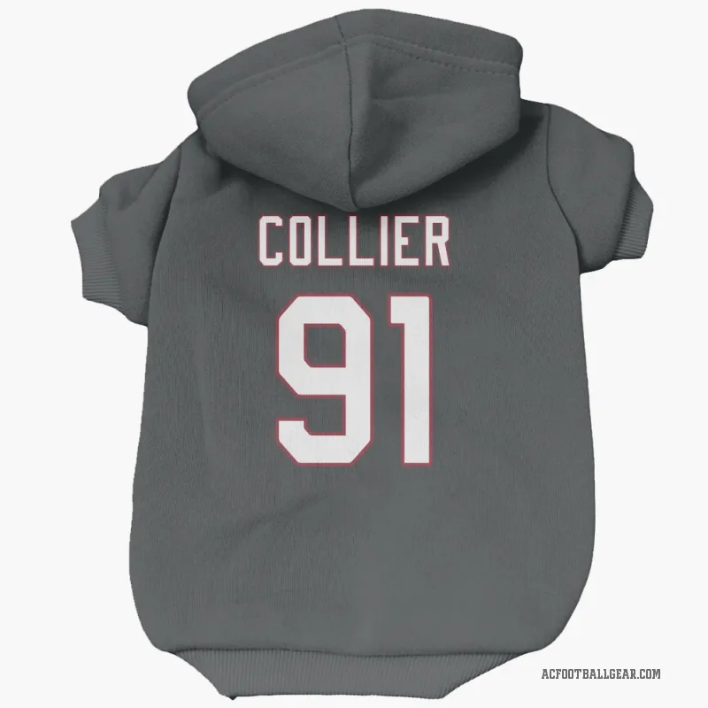 L.J. Collier  Black Arizona Cardinals  Cat & Dog Pet Hoodie