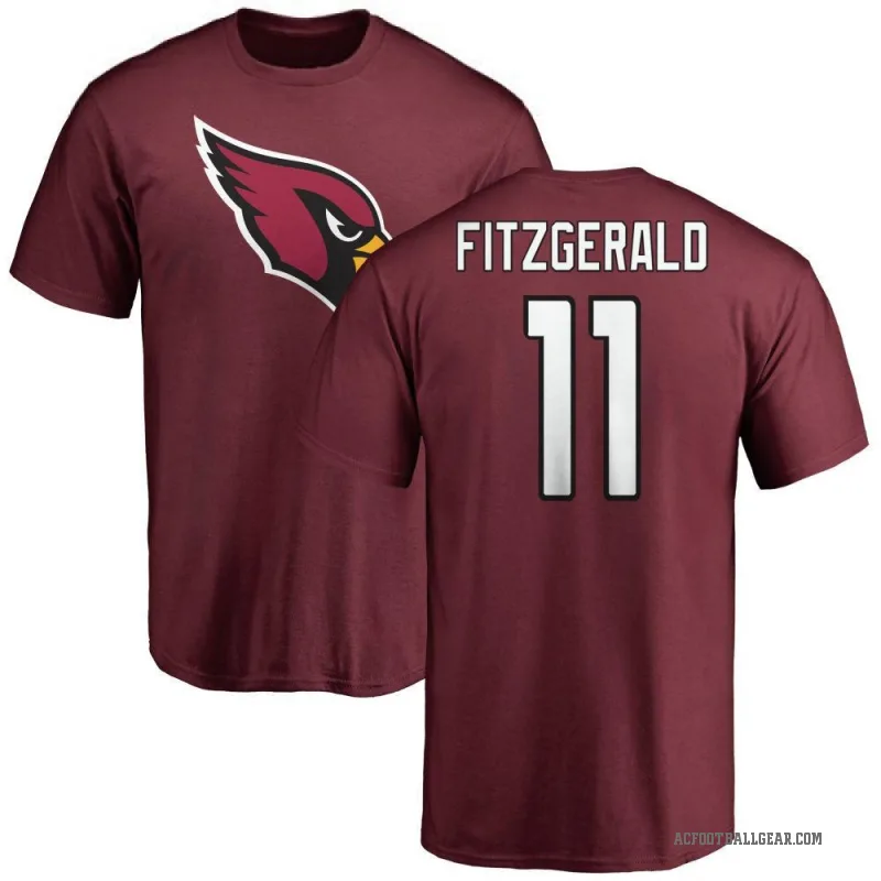 Larry Fitzgerald Youth Arizona Cardinals Logo T-Shirt - Maroon