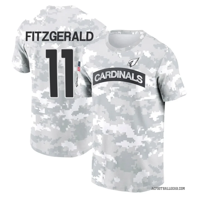 Larry Fitzgerald Youth Camo Arizona Cardinals Arctic 2024 Salute to Service Performance T-Shirt