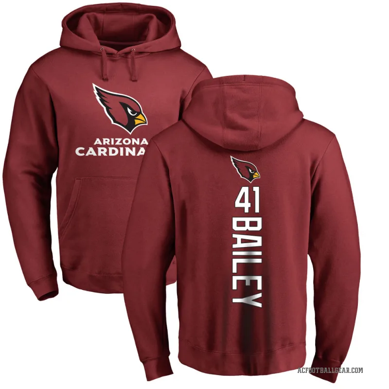 Markus Bailey Men's Arizona Cardinals Pro Line Maroon Backer Pullover Hoodie