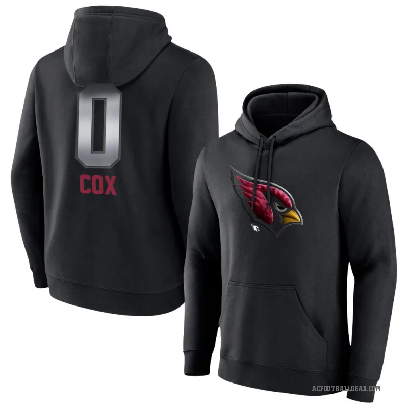 Marques Cox Men's Black Arizona Cardinals Midnight Mascot Pullover Hoodie