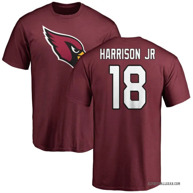 Marvin Harrison Jr. Men's Arizona Cardinals Logo T-Shirt - Maroon
