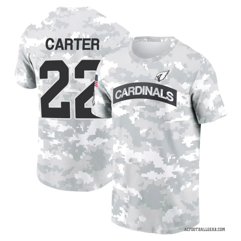 Michael Carter Youth Camo Arizona Cardinals Arctic 2024 Salute to Service Performance T-Shirt
