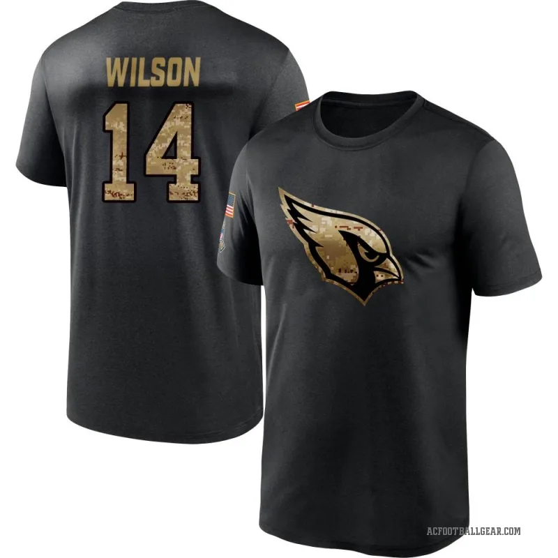 Michael Wilson Youth Black Arizona Cardinals 2020 Salute To Service Performance T-Shirt