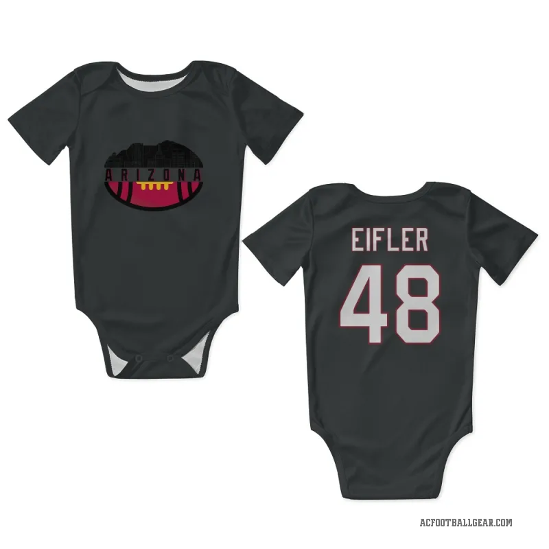 Milo Eifler  Black Arizona Cardinals  Newborn & Infant Bodysuit