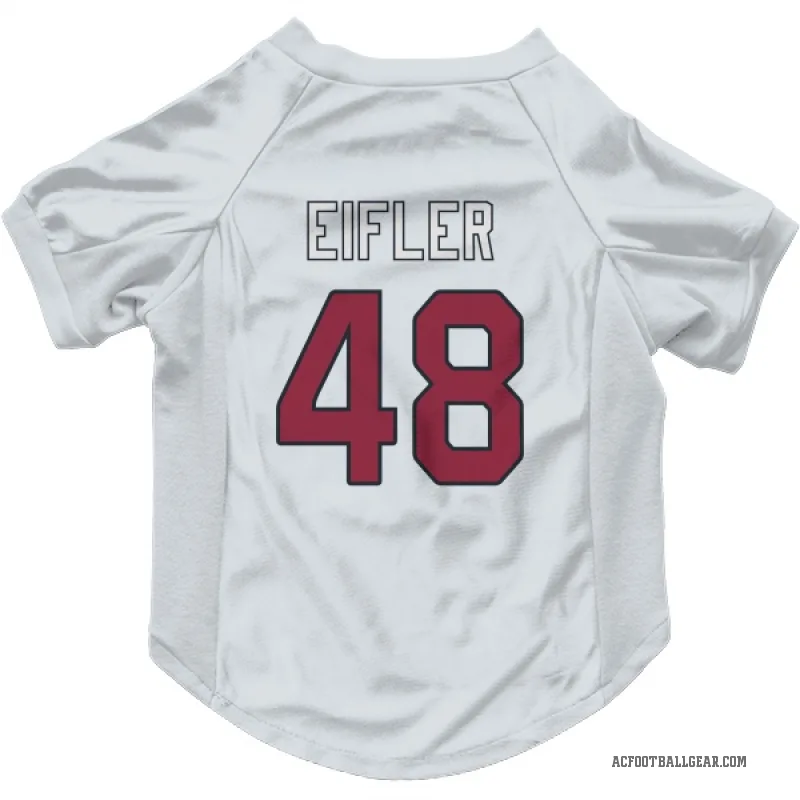 Milo Eifler  White Arizona Cardinals  Cat & Dog Pet Jersey
