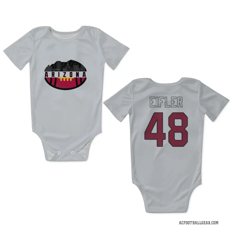 Milo Eifler  White Arizona Cardinals  Newborn & Infant Bodysuit