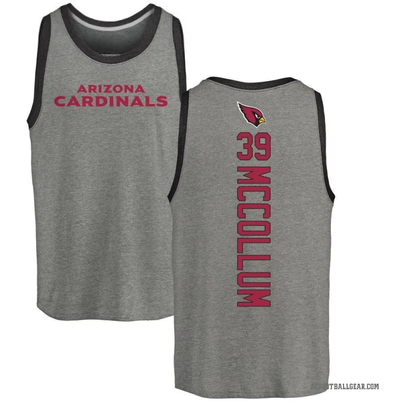 Nate McCollum Men's Ash Arizona Cardinals Backer Tank Top -