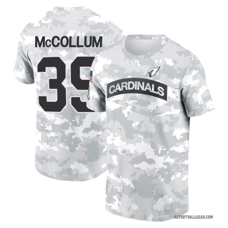Nate McCollum Men's Camo Arizona Cardinals Arctic 2024 Salute to Service Performance T-Shirt