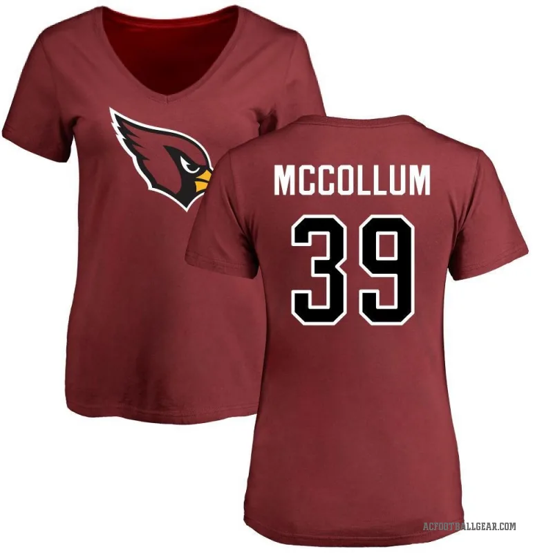 Nate McCollum Women's Arizona Cardinals Logo Slim Fit T-Shirt - Maroon