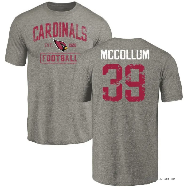 Nate McCollum Youth Gray Arizona Cardinals Distressed T-Shirt