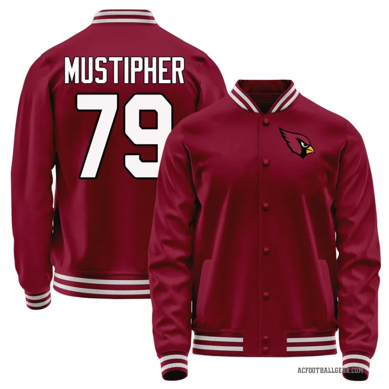 PJ Mustipher Men's Red Arizona Cardinals Full-Snap Jacket