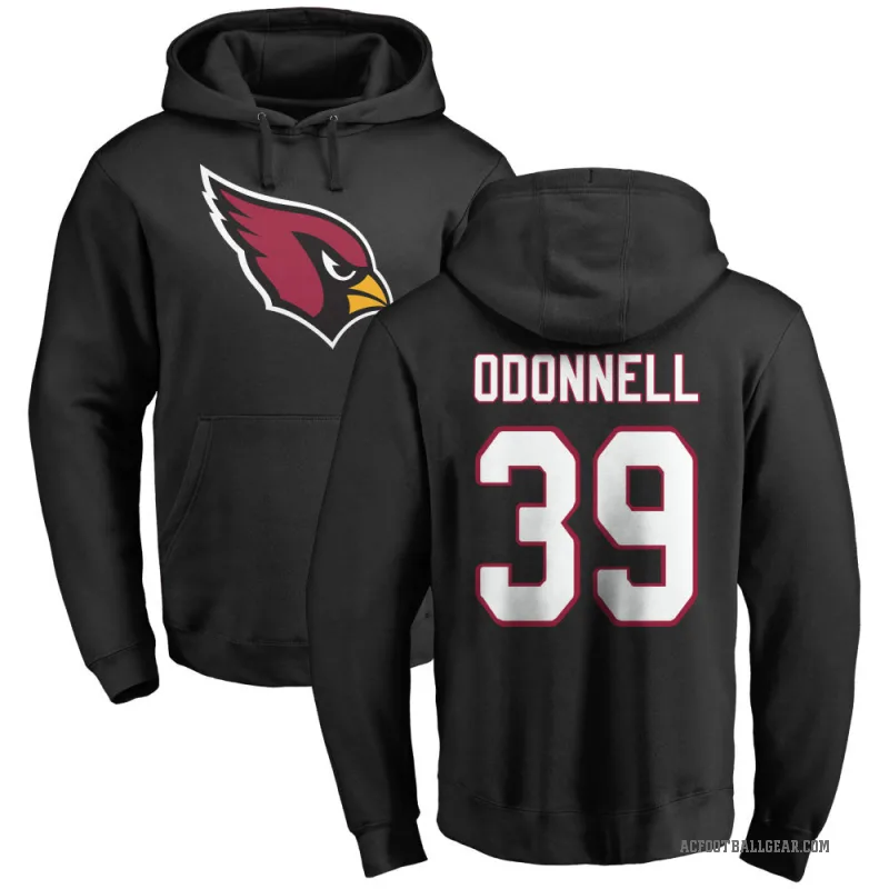 Pat O'Donnell Men's Black Arizona Cardinals Pro Line Logo Pullover Hoodie