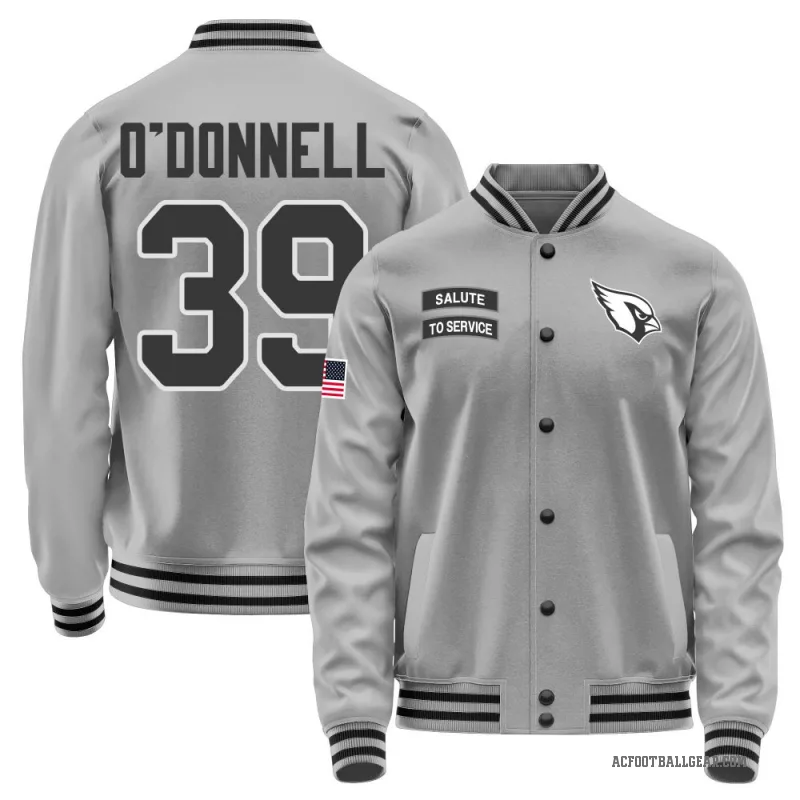 Pat O'Donnell Men's Gray Arizona Cardinals Salute to Service Performance Jacket