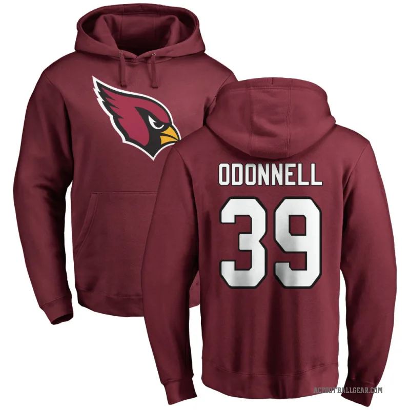 Pat O'Donnell Youth Arizona Cardinals Pro Line Maroon Logo Pullover Hoodie