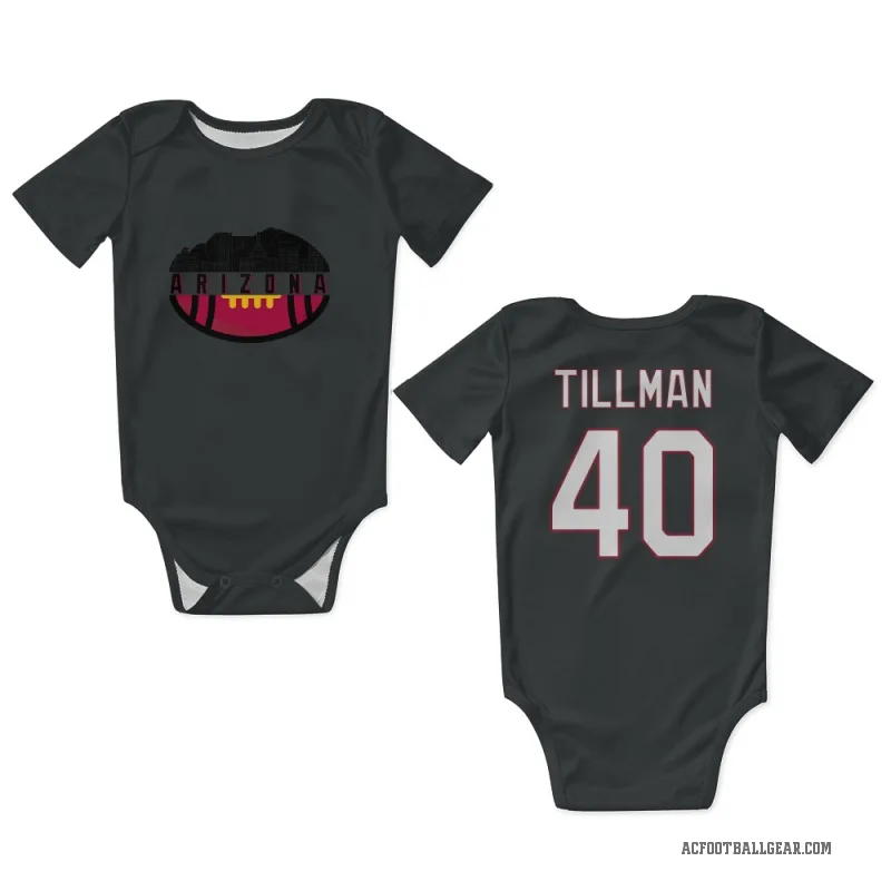 Pat Tillman  Black Arizona Cardinals  Newborn & Infant Bodysuit