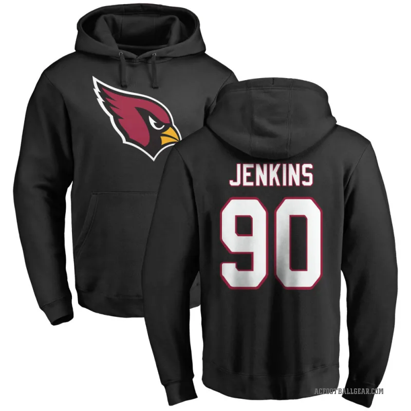Patrick Jenkins Men's Black Arizona Cardinals Pro Line Logo Pullover Hoodie