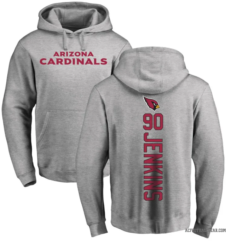 Patrick Jenkins Youth Arizona Cardinals Pro Line Ash Backer Pullover Hoodie