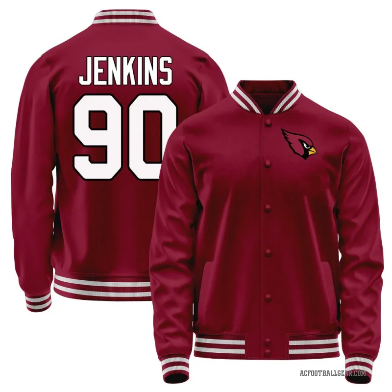 Patrick Jenkins Youth Red Arizona Cardinals Full-Snap Jacket