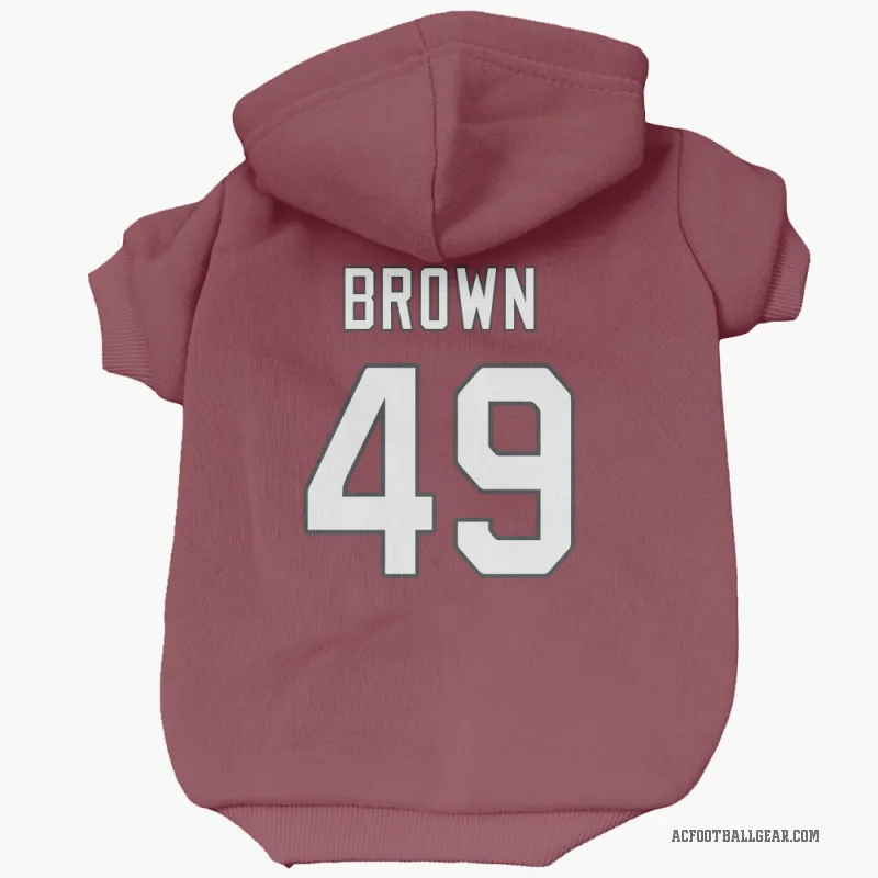 Pharaoh Brown  Arizona Cardinals   Cardinal Cat & Dog Pet Hoodie