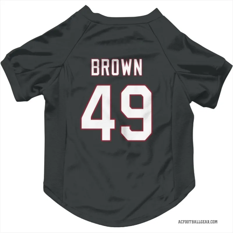 Pharaoh Brown  Black Arizona Cardinals  Cat & Dog Pet Jersey