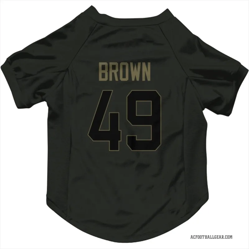 Pharaoh Brown  Black Arizona Cardinals  Service Cat & Dog Pet Jersey