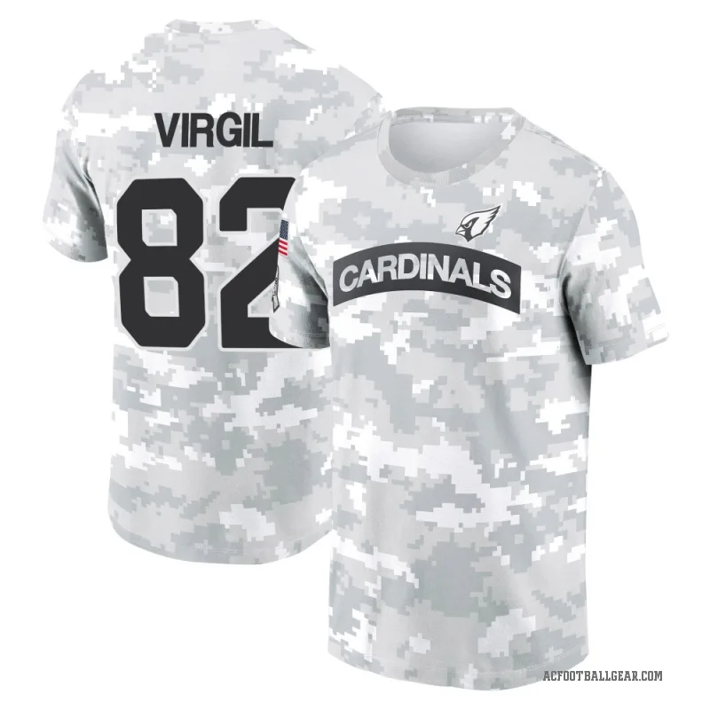 Reggie Virgil Men's Camo Arizona Cardinals Arctic 2024 Salute to Service Performance T-Shirt