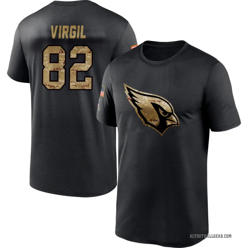 Reggie Virgil Youth Black Arizona Cardinals 2020 Salute To Service Performance T-Shirt
