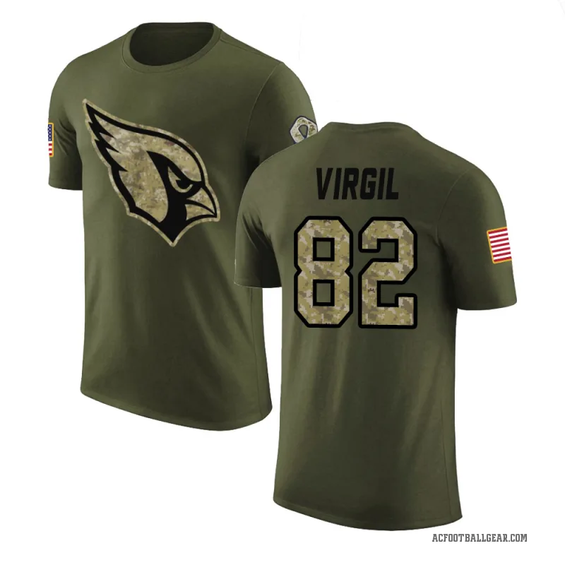 Reggie Virgil Youth Olive Arizona Cardinals Salute to Service T-Shirt