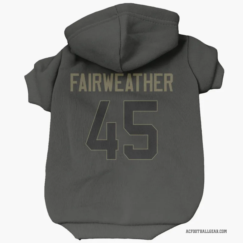 Rivaldo Fairweather  Black Arizona Cardinals  Service Cat & Dog Pet Hoodie