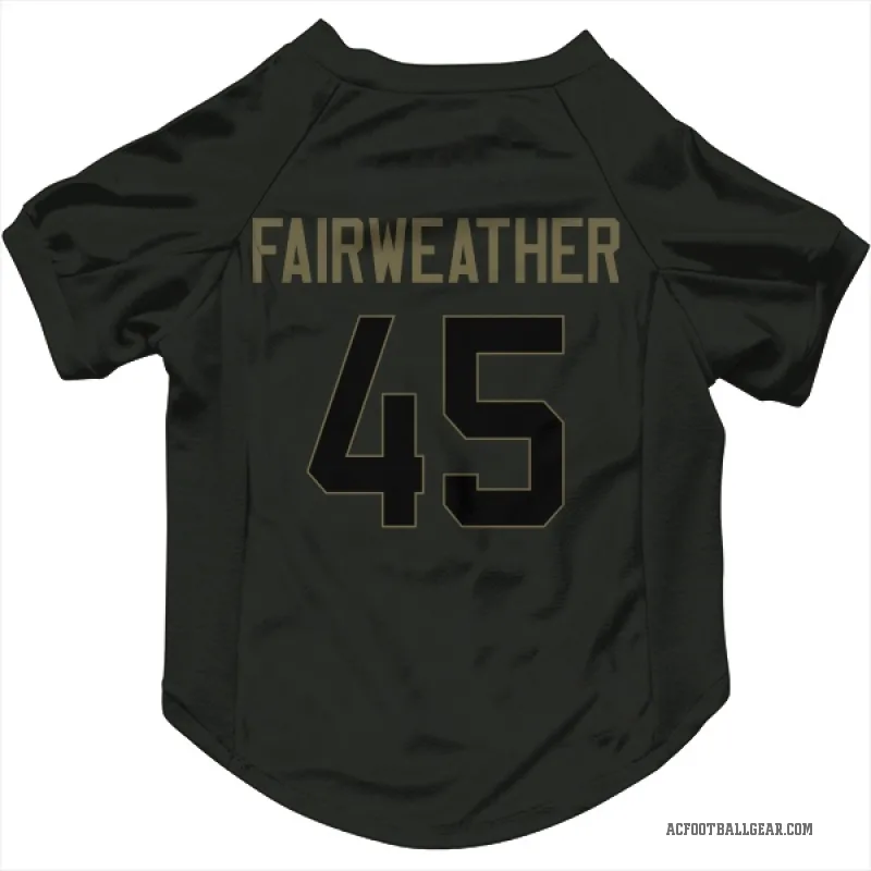 Rivaldo Fairweather  Black Arizona Cardinals  Service Cat & Dog Pet Jersey