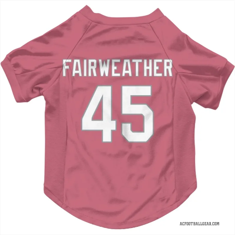 Rivaldo Fairweather  Pink Arizona Cardinals  Cat & Dog Pet Jersey