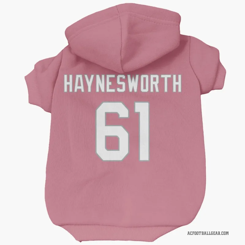 Sincere Haynesworth  Pink Arizona Cardinals  Cat & Dog Pet Hoodie